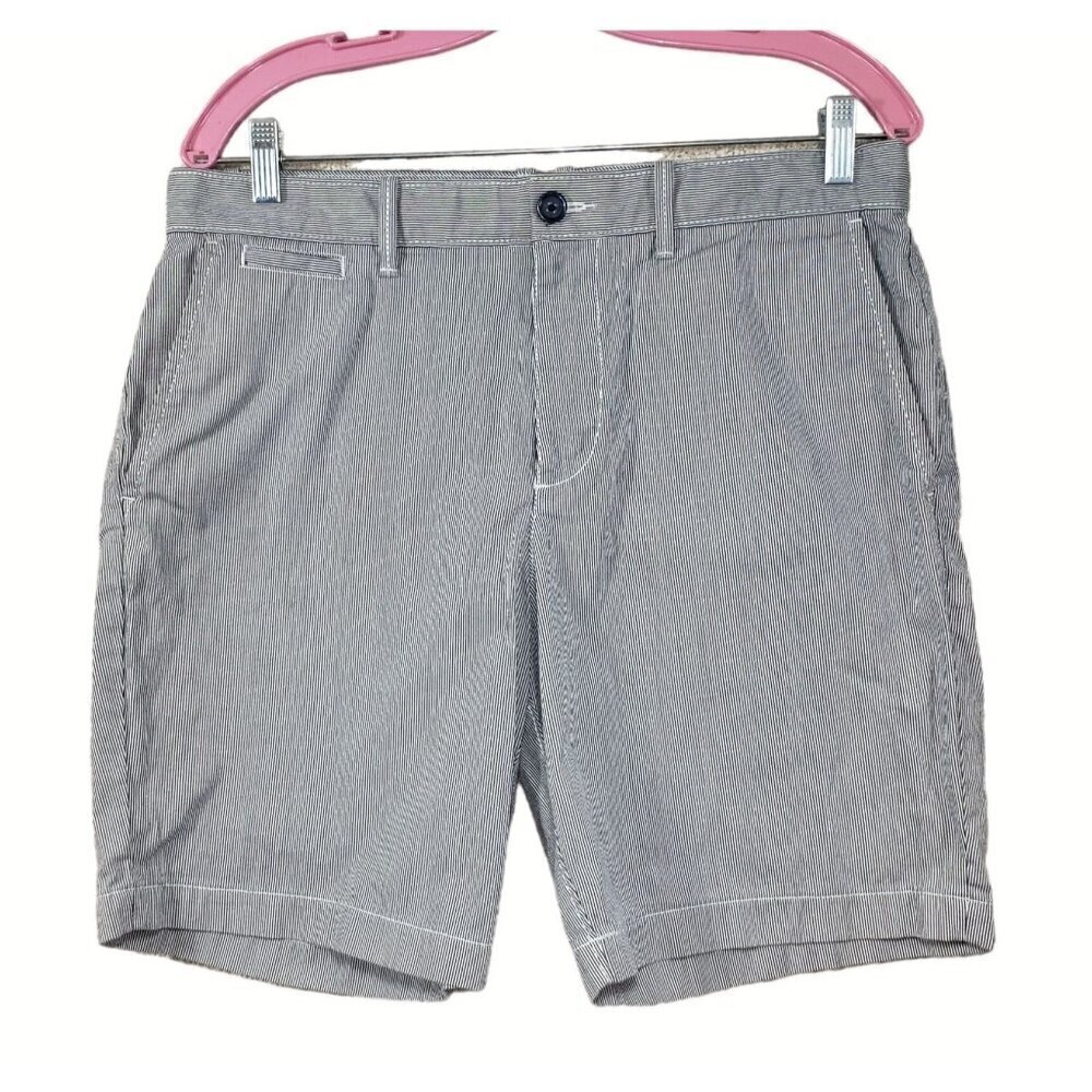 Original Penguin by Munsingwear Shorts‎ 9" Oxford Men Sz 33 Blue Pin Stripe Golf
